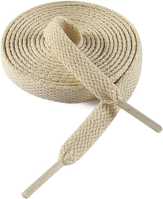 Shoestring shoe Lace Flat Cream 120cm