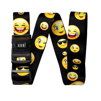 2m luggage strap :-) - 5cm width - 3-digit resettable