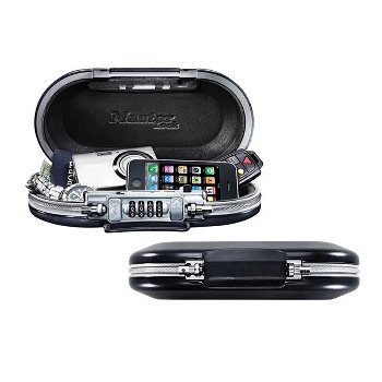 Safe Space™ Small Combination Lock Box with Cable - Durable