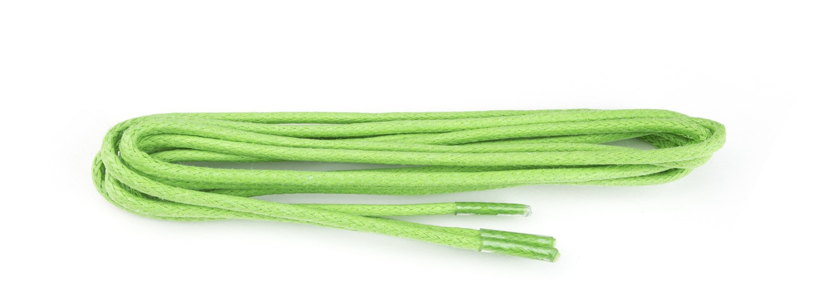 Shoestring Shoe Lace Lime Green Waxed 2mm Round 75cm