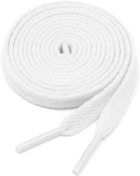 Shoestring Shoelace Flat White 120cm