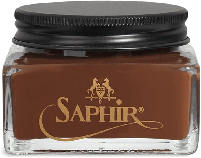 Saphir shoe creme Medium brown 75ml