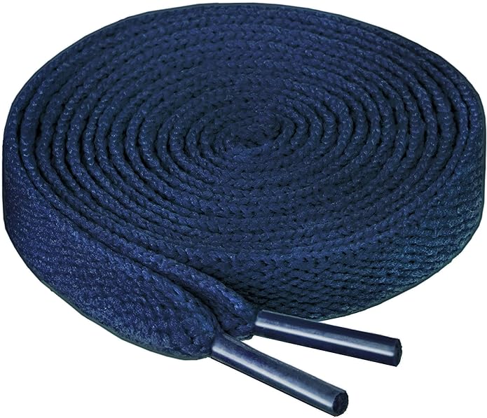 Shoestring Shoelace flat Navy Blue 120cm